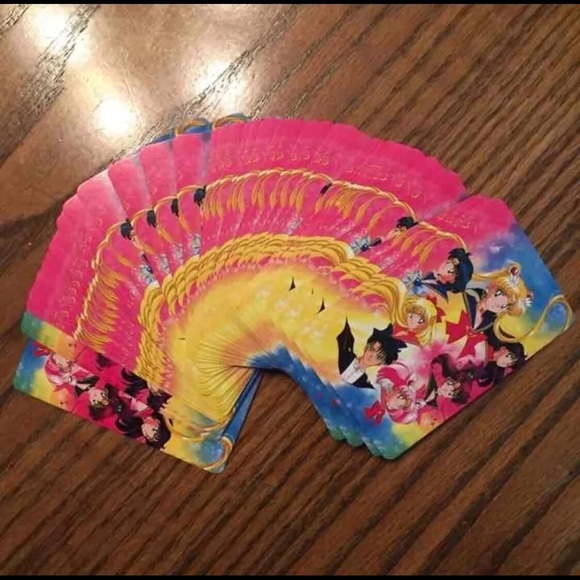 SailorMoon 2 Decks of Playing Cards & 6 Gold Cards - Picture 9 of 13